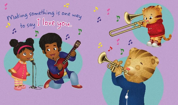 Картонная книга для детей I Love