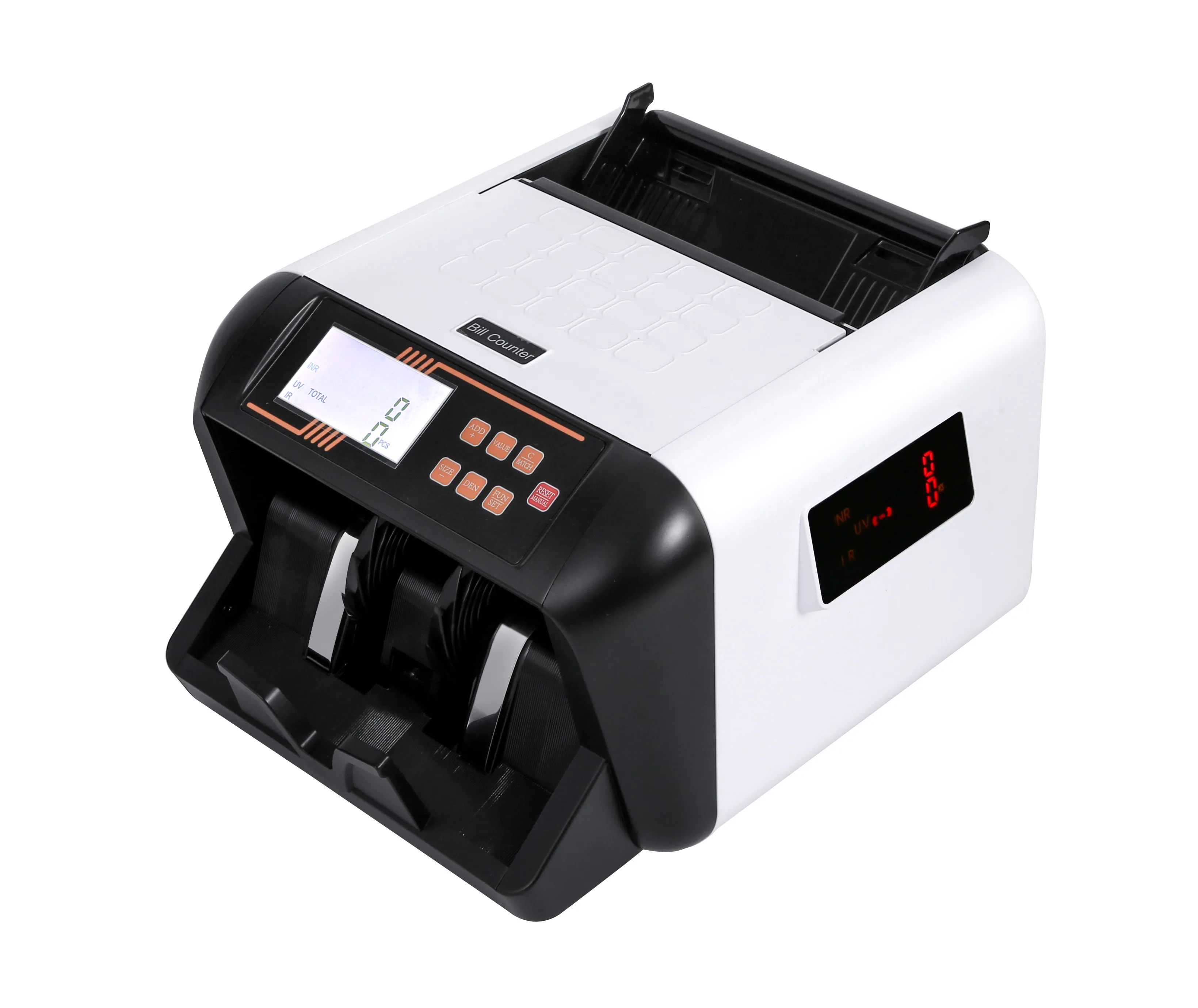 Mix value counter Money Detector Machine Bill Counter value cash Banknote Counting MYR currency with TFT display