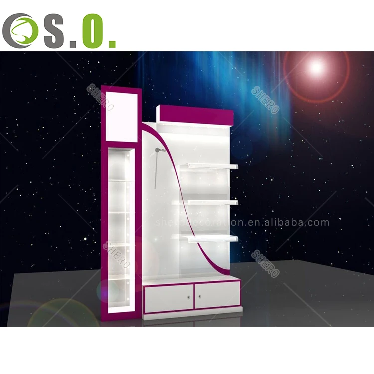 Simple cloth shop counter design for retail clothing store furniture