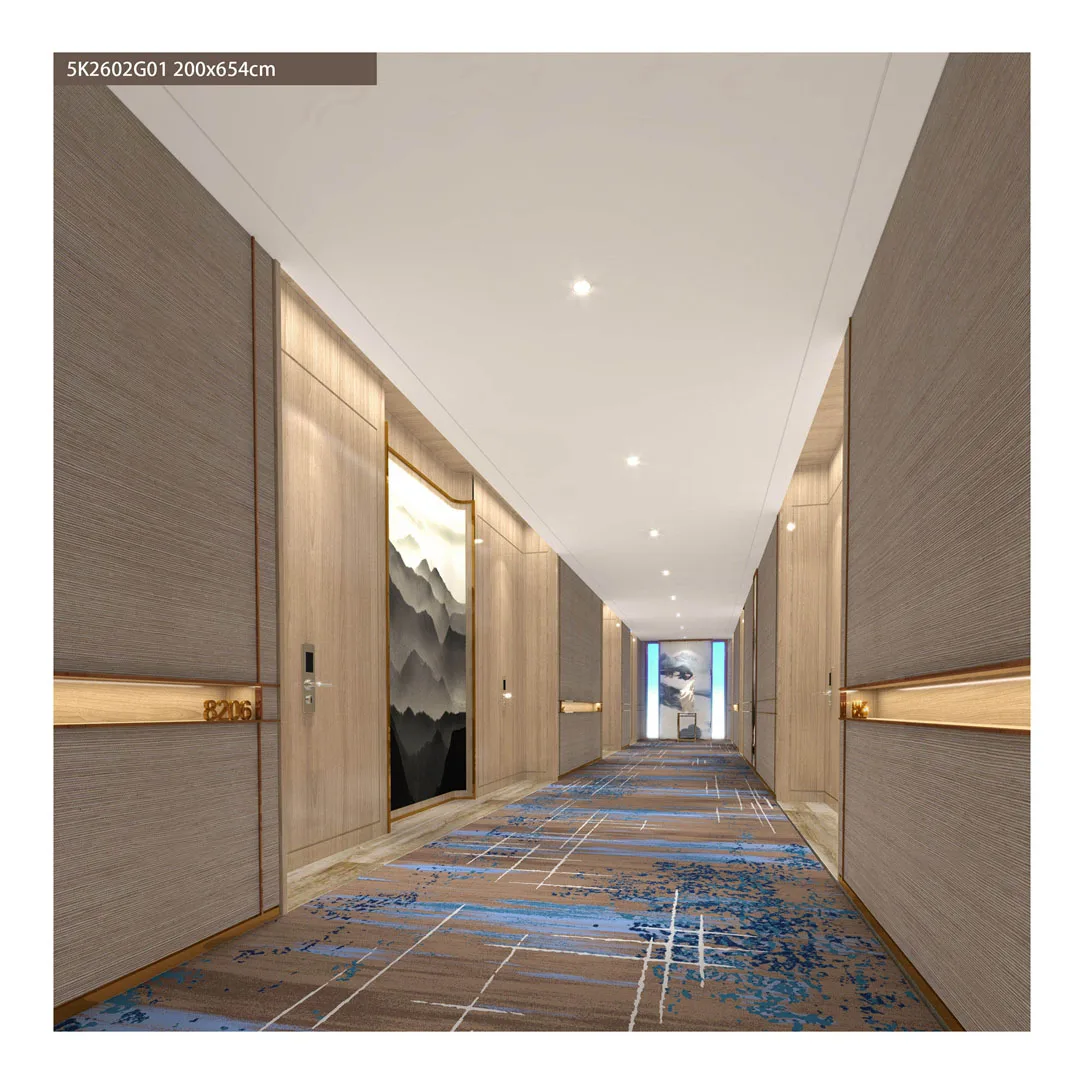Оптовая продажа современный Дизайнерский ковер роскошный 5-звездочный коридор гостиничный вестибюль коммерческий бальный пол