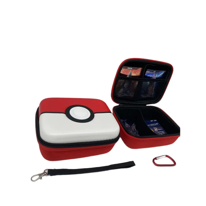EVA TCG  Poke mon Cards Boxes Carrying Case for Poke mon Trading Cards Game Cards Binder Holder Hard-Shell Storage Box