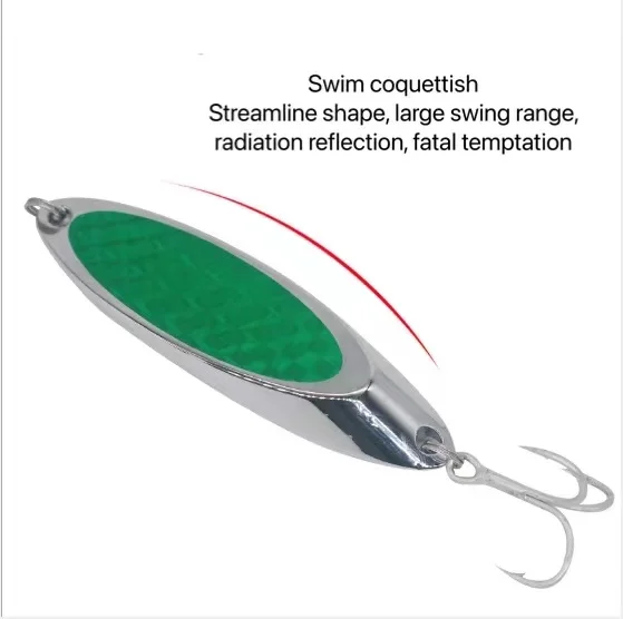 Sub-bait obliquely cut sequin metal heavy weight far throw sea diao