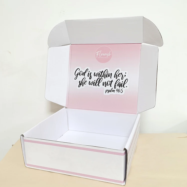 Custom Colorful Printing Corrugated Shipping Box Clothing Package Mailer Box Express Delivery Boxes