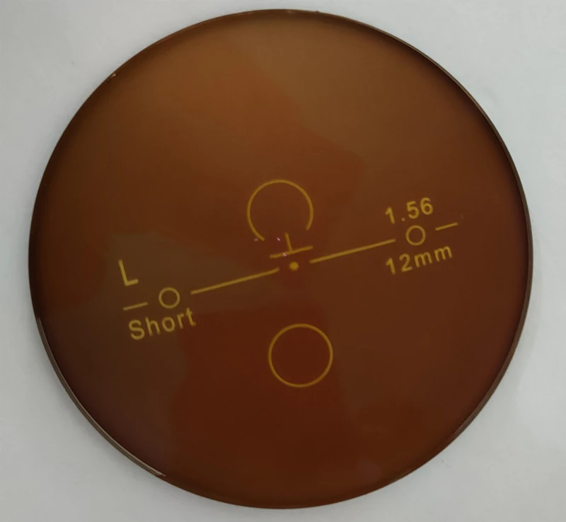 CR39 Resin optical lens 1.56 photo gray/brown progressive reading glasses Multifocal photochromic lenses