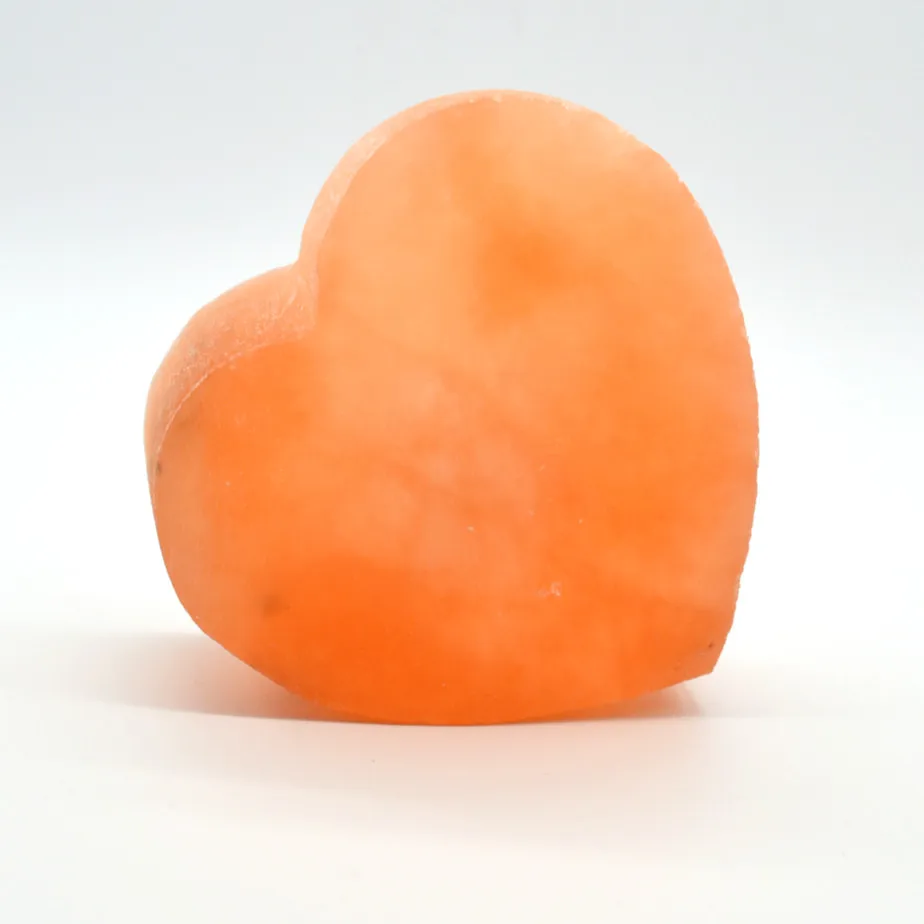 Hotsale Natural Selenite  Candle Holder Gypsum Candlestick Heart Shape Candleholder