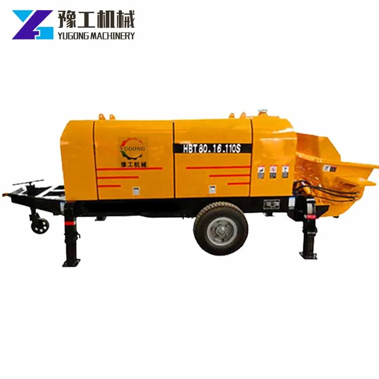 Auto concrete pump diecast concrete pump truck concrete pneumatic pump