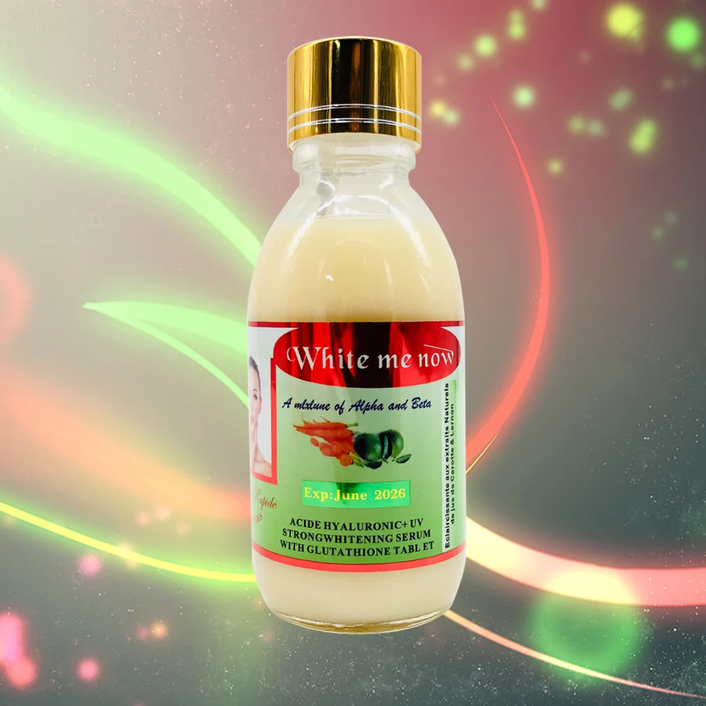 H-Acide+ Uv Protect Strong Whitening Gluta Tablet Serum Anti-wrinkle Nourishing Natural Skin Body & Face Serum 120ML
