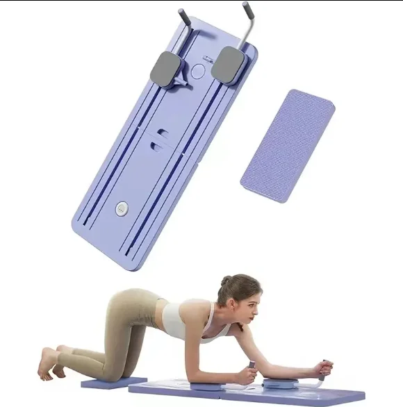 Skiing multifunctional belly plate abdominal muscle wheel exercise Pilates yoga fitness equipment roll belly plate women