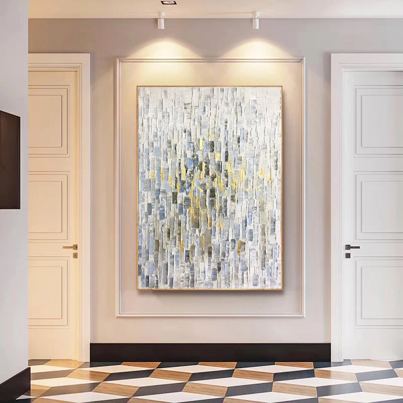 2022 new Wall Art Space Hot sale Hand Painted Wooden Frame Modern Canvas Painting Home Decors Abstract Oil Painting