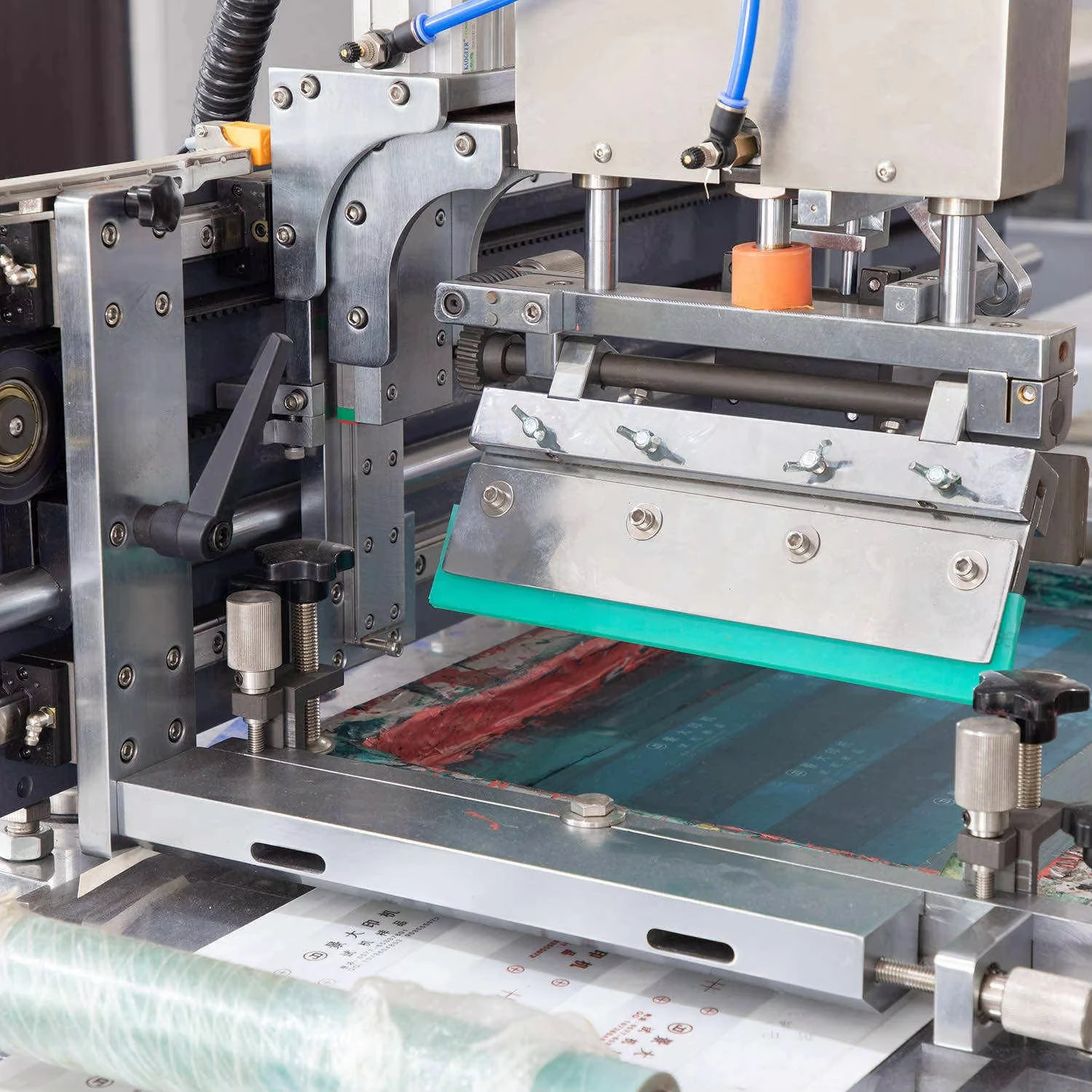 Automatic Roll to Roll Printer Satin Ribbon Label Elastic Band Shoelace Screen Printing Machine