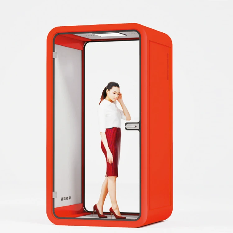 
Easy install Portable phone booth telephone office pod soundproof booth,Home game hall 