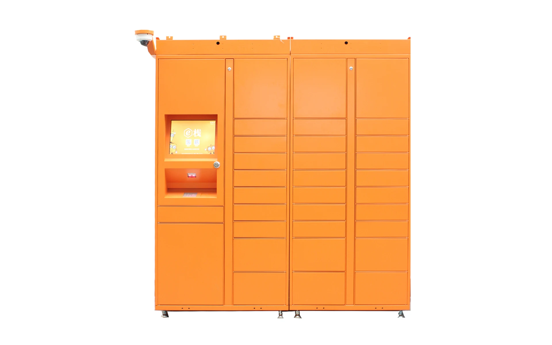 Electronic Intelligent Parcel Locker with Reinforced the Box Door for Apartment Package Delivery