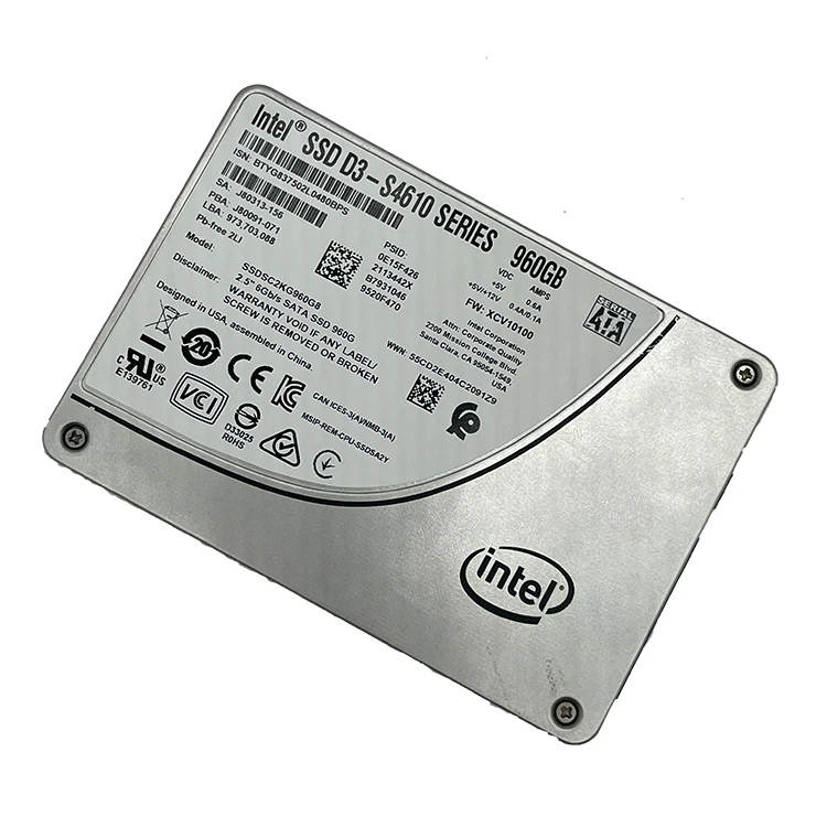 for Intel Solid state drive S4610 960G 2.5 new original enterprise SSD server