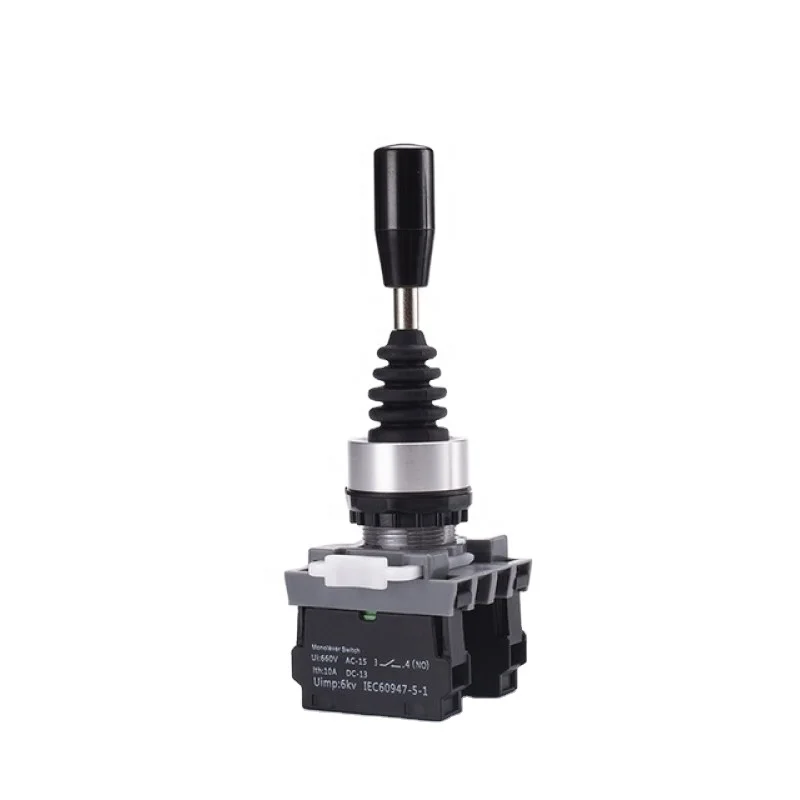 22mm Open Hole High Quality Spring Return Joystick Switch Momentary 4Position Spring Switch FYD402 Monolever Switch 10A