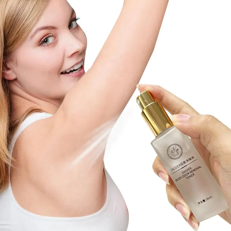 OEM Factory Customized Private Label Organic Skin Care Underarm Sweat Spray Zaozer Body Odor Removal Toner