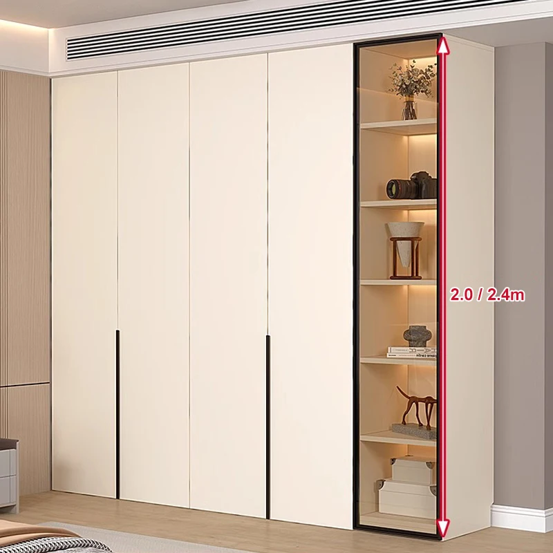 Новый дизайн мебель для спальни шкаф деревянный лак современный белый простой дома