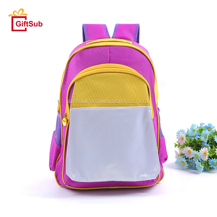 DIY Custom Printed Large Sublimation Backpacks Blanks For School Children