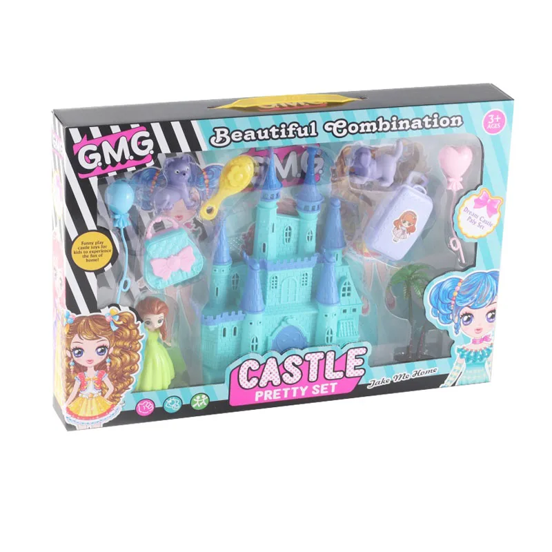 Best Girl Toys Hot Sale Christmas Toys House Play Set Family Game Plastic Castle