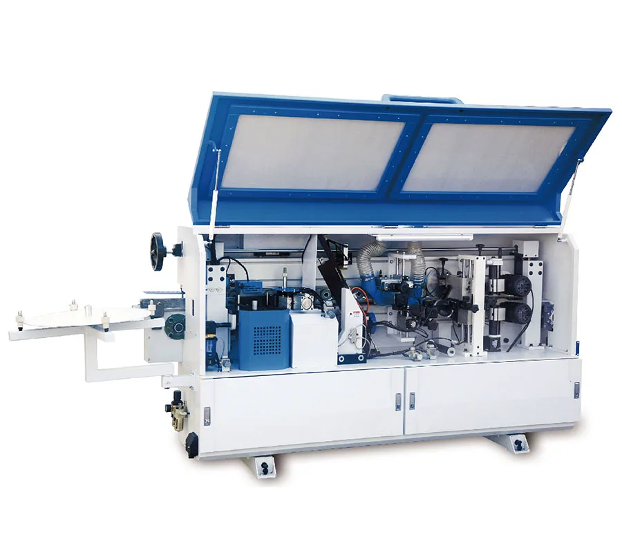 HICAS HX280 woodworking Mdf Cutting And Panel Furniture Edge Bander Banding Machine For Plywood Machine