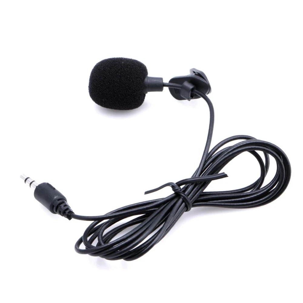 Hotsale Car Audio Microphone 3.5mm Clip Jack Plug Mic Stereo Mini Wired External Microphone For Auto DVD Radio 3m Long