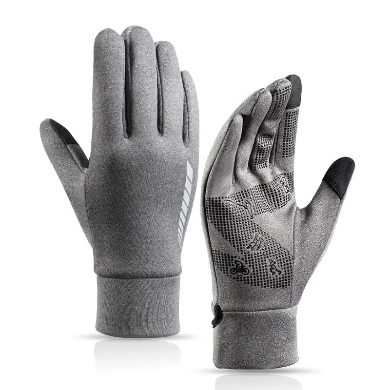 Winter warm gloves men winter outdoor sports riding ski gloves fall and winter windproof waterproof touch screen