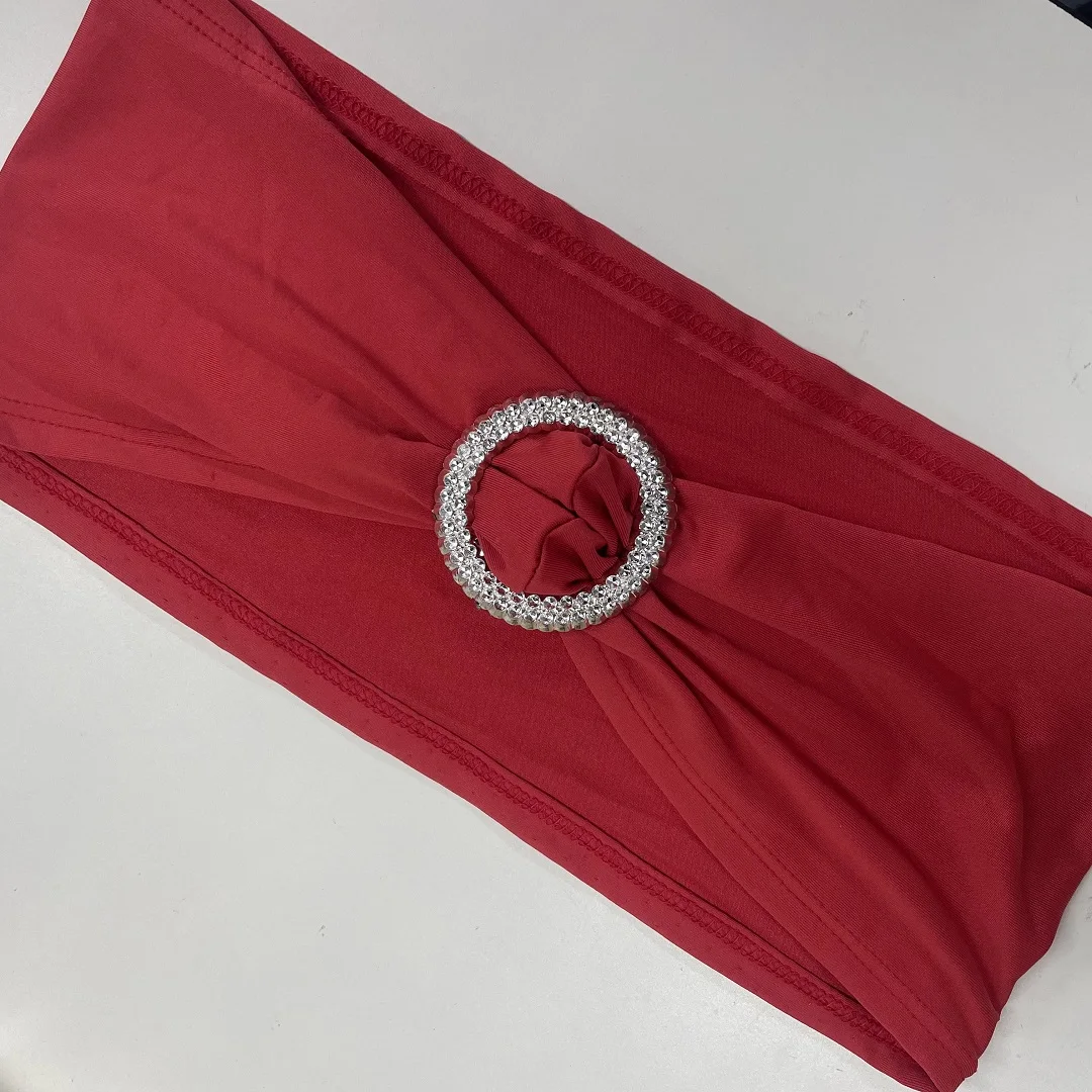 Hot Sale Banquet Wedding Elastic Spandex Chair Band Decor for Chair