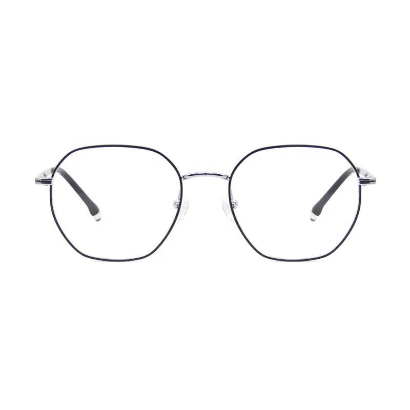 Оправа для очков унисекс оптические очки Классическая Металлическая оправа овальные из нержавеющей стали