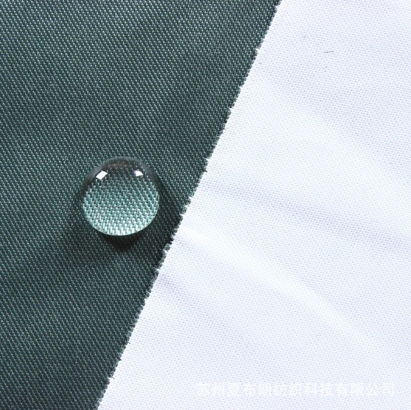 Functional PU Coated Water Proof Jackets Material 75D 100% Polyester Twill Pongee Fabric for Outdoor