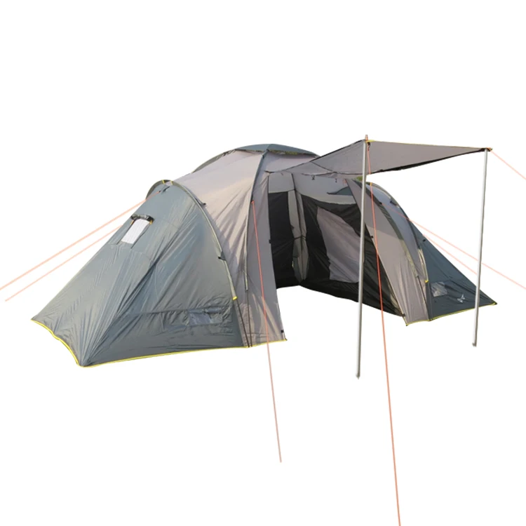 6 Person Large Camping Tent, Double layer Glamping Tent,Good as Family Tent or Festival Tent Camping Equipment