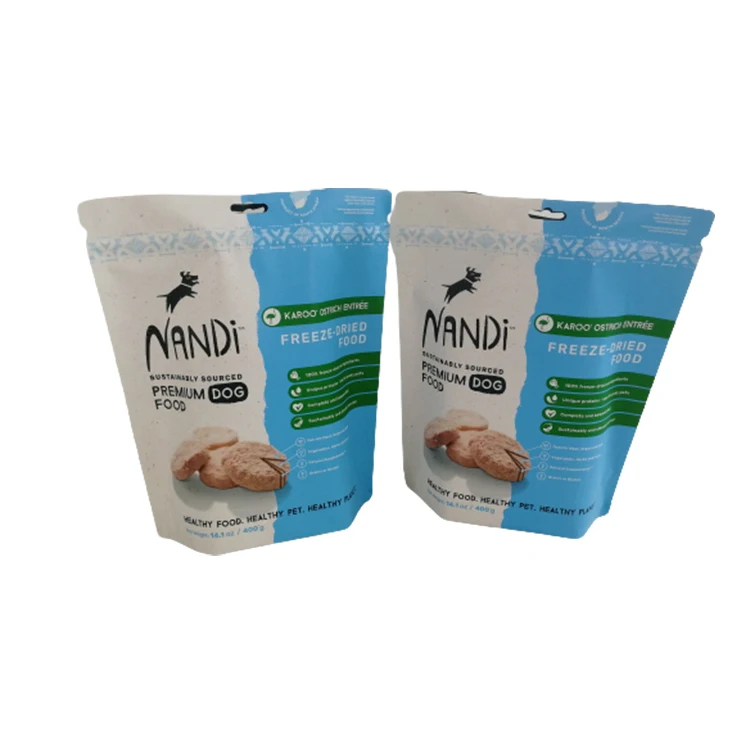 
Low MOQ Stand Up Plastic Ziplock Food Packaging Bags for dried fruit Cookies Candies 