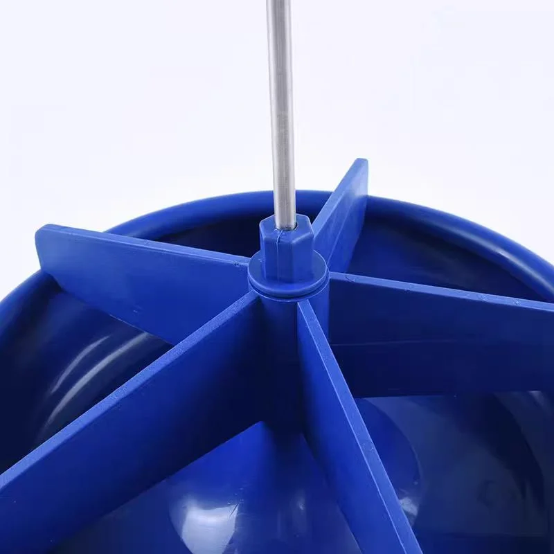 Poultry Animal Pet Piglet Farm Blue Plastic Round Pig Feeder Bowl