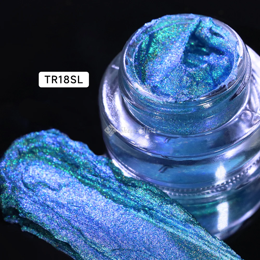 High Quality Multichrome Chameleon Glitter Eyeshadow Chrome Flakes Cream Makeup Liquid Pigment Gel Eyeshadow