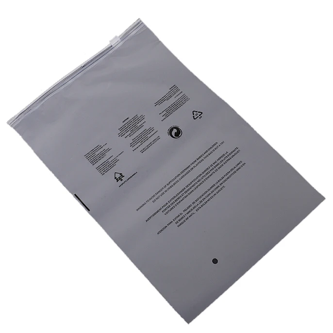 Clear Clothing Tshirt Poly Zip Bag Matte/frosted Biodegradable Zipper Plastic PVC Apparel BG Standard Size or Customized Size