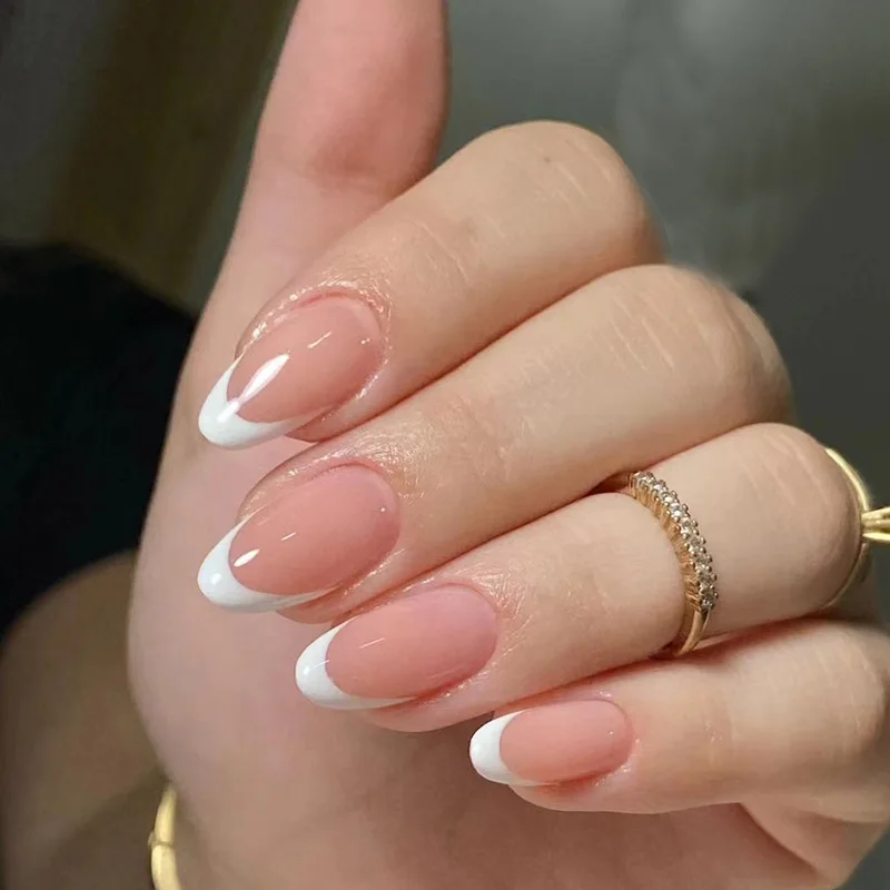 Wholesale Price Artificial Press on Nails Private Label False Nails Design Almond Round person nails