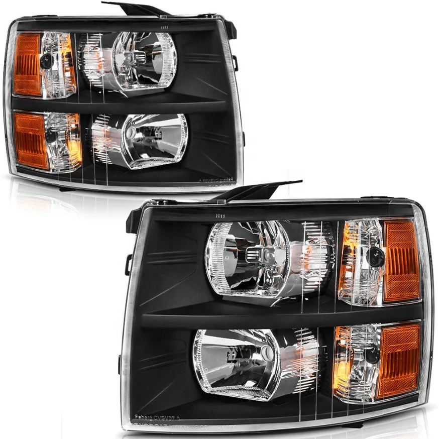 Autoparts For Chevy Chevrolet Silverado 1500 Pick-up 2007 2008 2009 headlight Headlamp 25962804 / 25962805