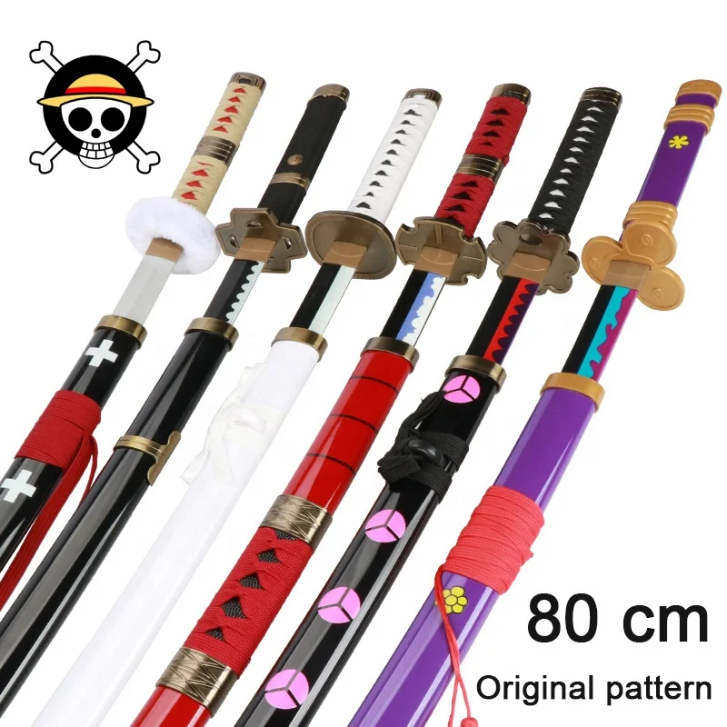 80 см Roronoa Zoro Катана Аниме Косплей деревянный меч модель игрушки Kitetsu яма шусуи японский самурай катана юбасири вадо