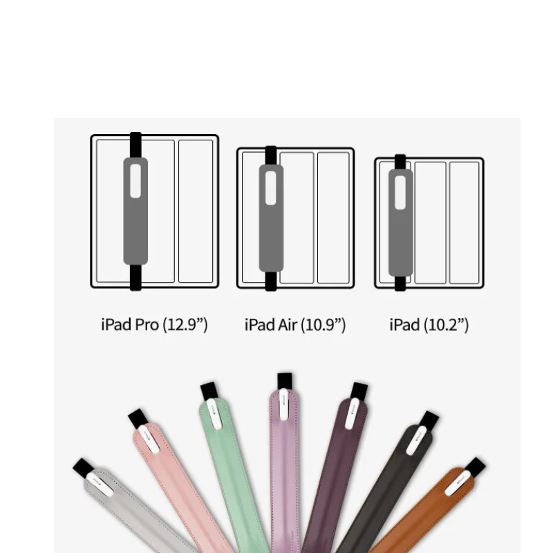 zhuoyue elastic capacitor pen case PU leather Touch screen storage Electronic lossproof holder