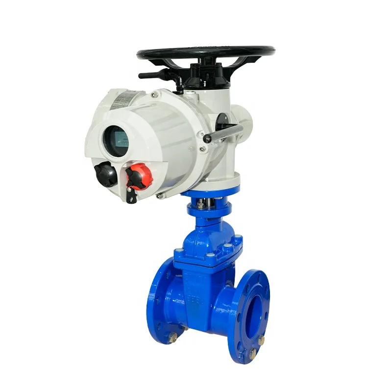 Astm a216 wcb flanged gate valve 4 inch dn-100 cast iron wedge gate valves with electric drive
