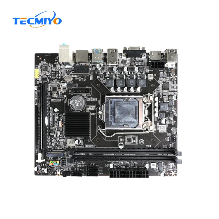 Tecmiyo H310 Motherboard Support Intel 6,7,8,9 Generation Lga1151 Series Cpu 6*com Thin Mini-itx