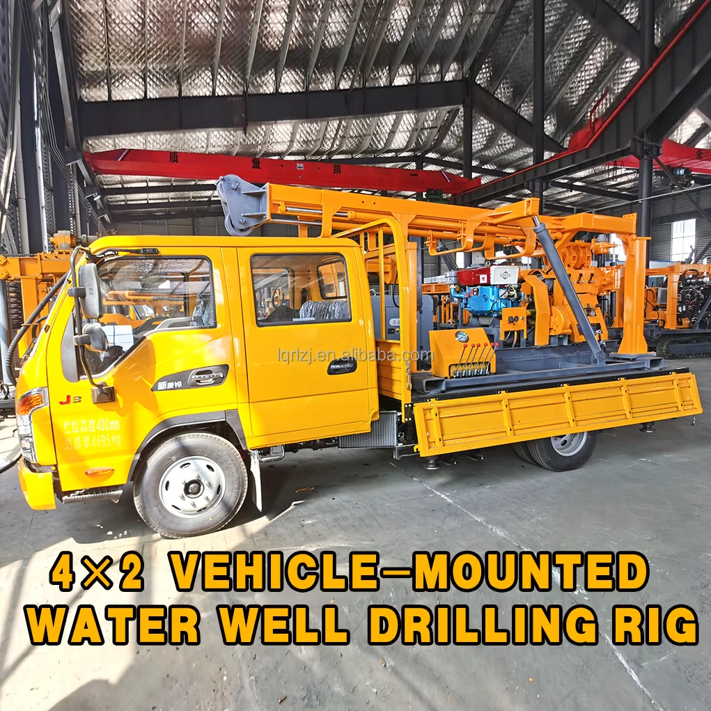 200 meters water wells drill rig truck rotary truck mounted drilling rig for sale