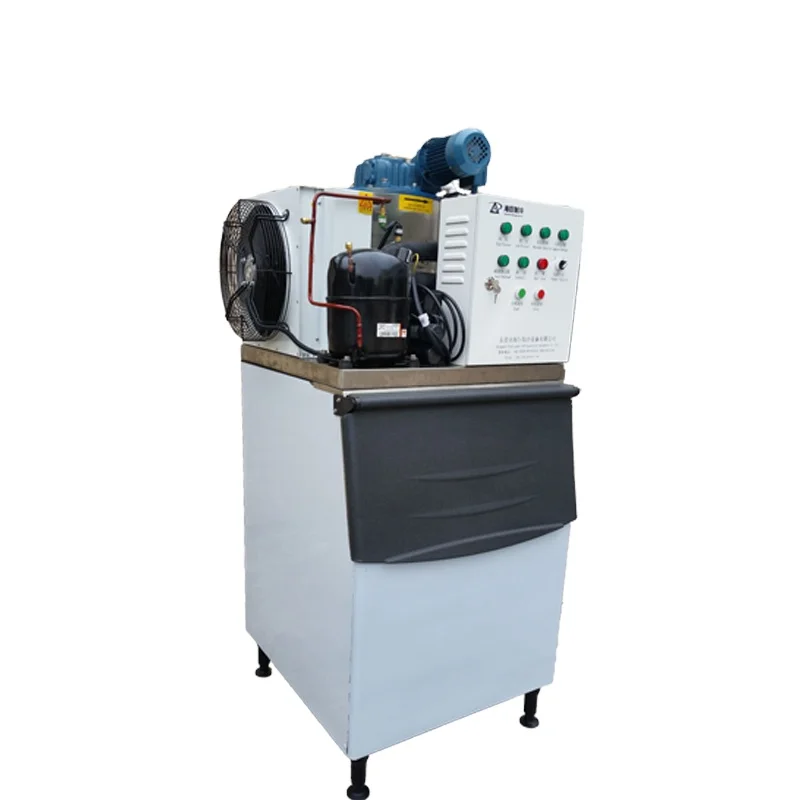 Flake Ice Machine Stainless Steel Evaporator 1 Ton Ice Flake Maker Machine