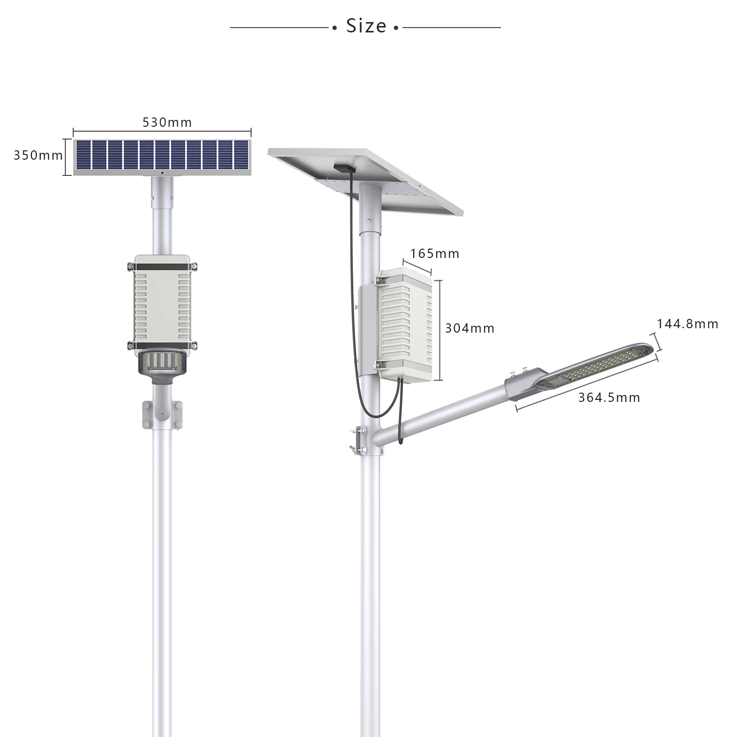 LUXINT New 100w 80w High Power Project Replaceable Battery Garden Remote control LED solar street light