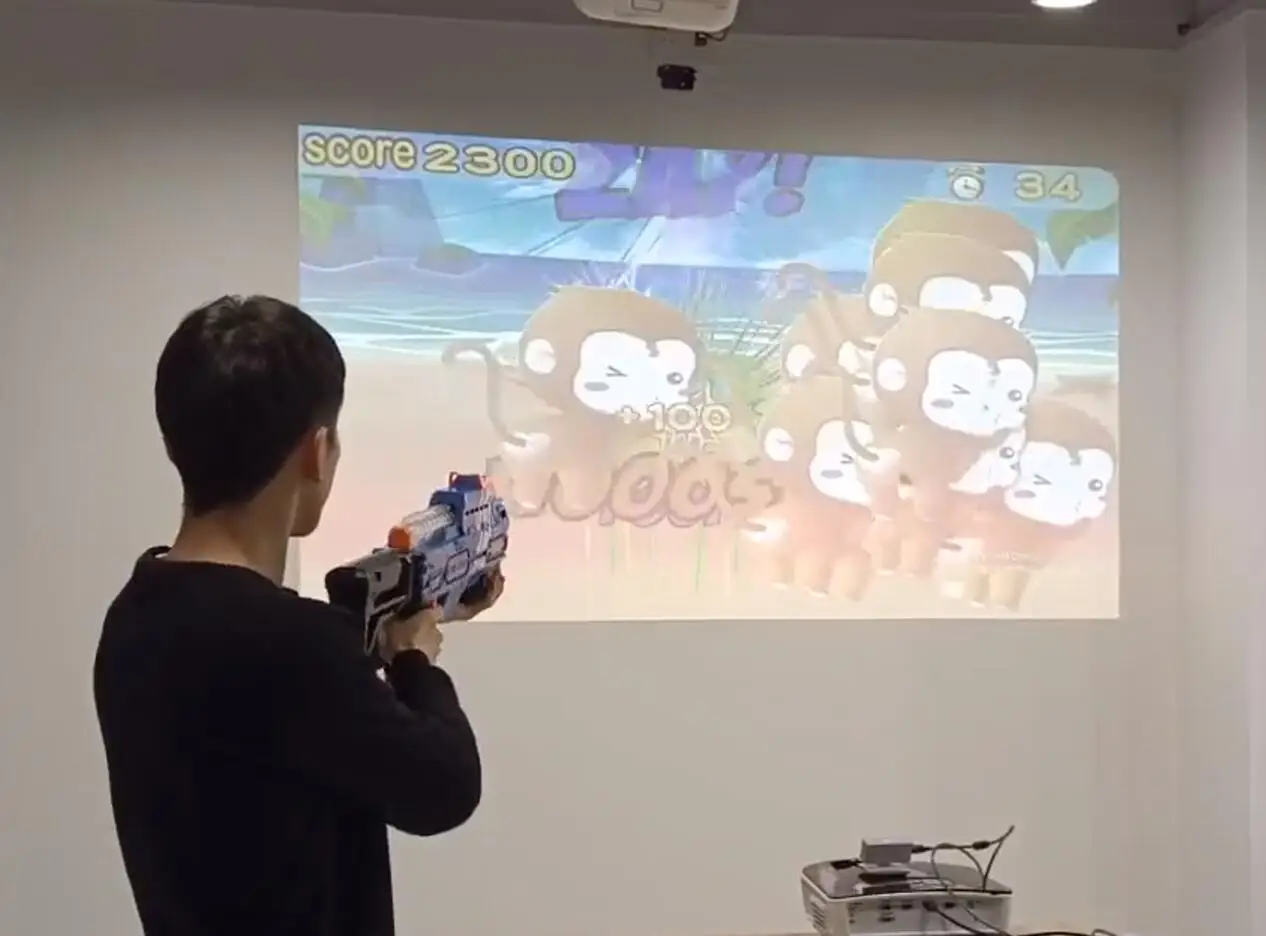 The latest interactive projection wall floor game indoor virtual reality touch game 3 years warranty 255 points for large panel