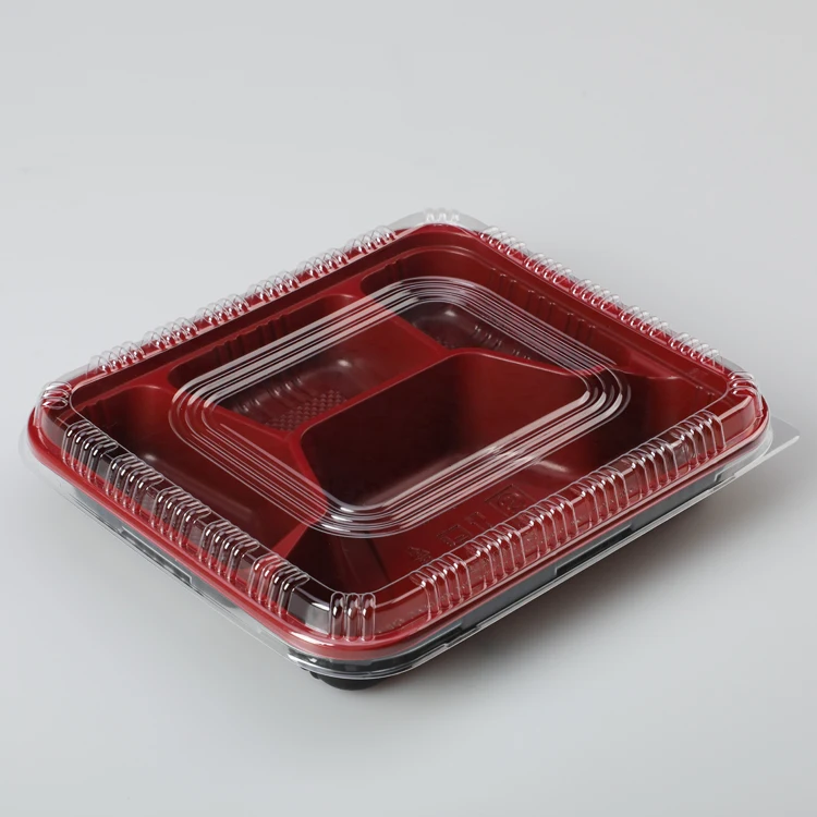 SZ-408 food storage plastic disposable 4-compartment food container