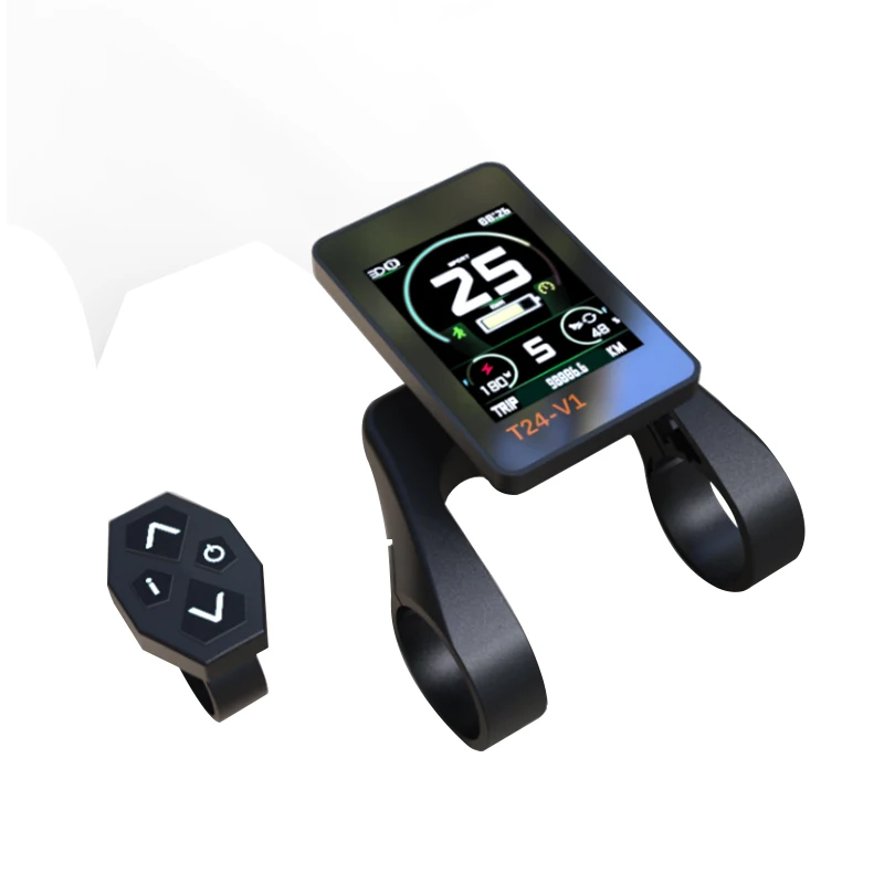 New design powerful e bike display KT-LCD8H LCD8S colorful screen 36v 48v 52v electric bicycle parts