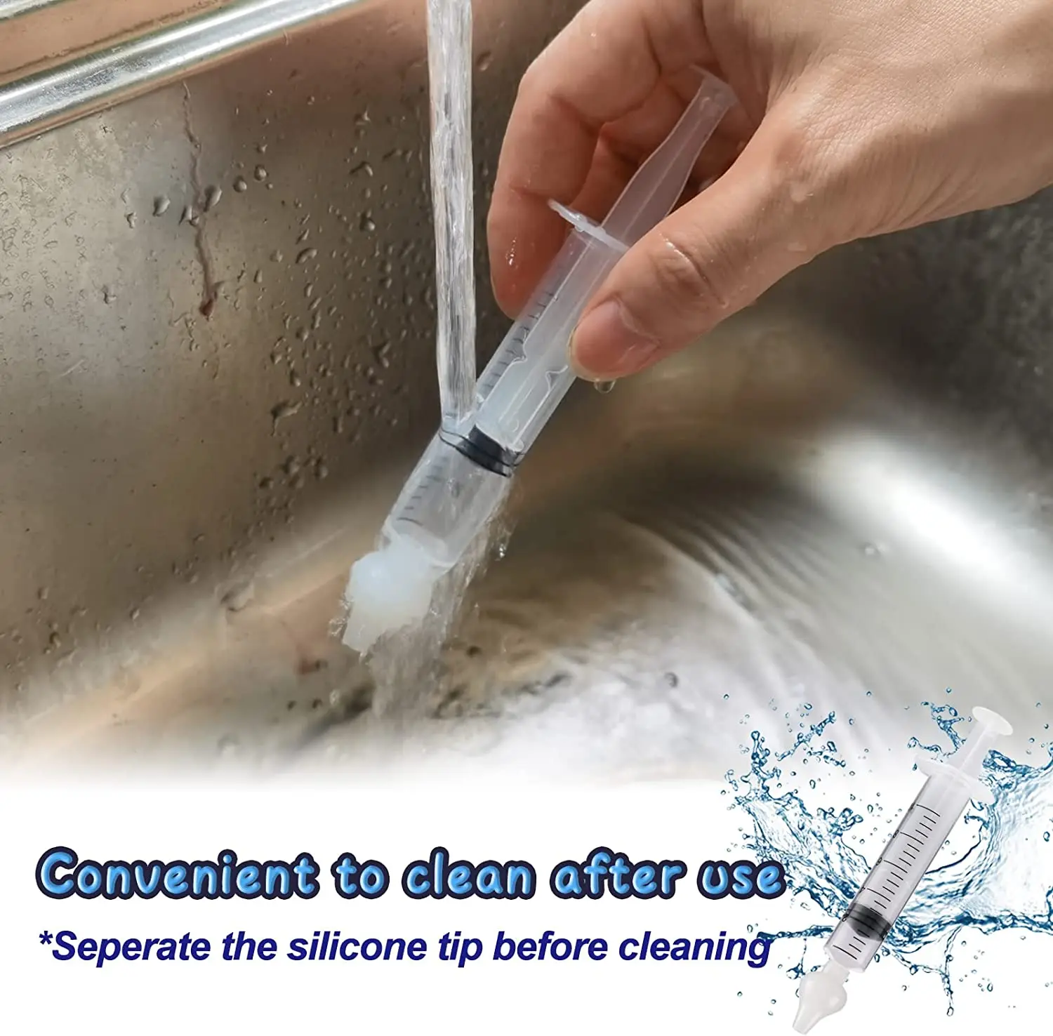 Safe Silicon High Quality Hot selling Baby Nasal Irrigation Washing Device  10ml Baby Nasal Syringe