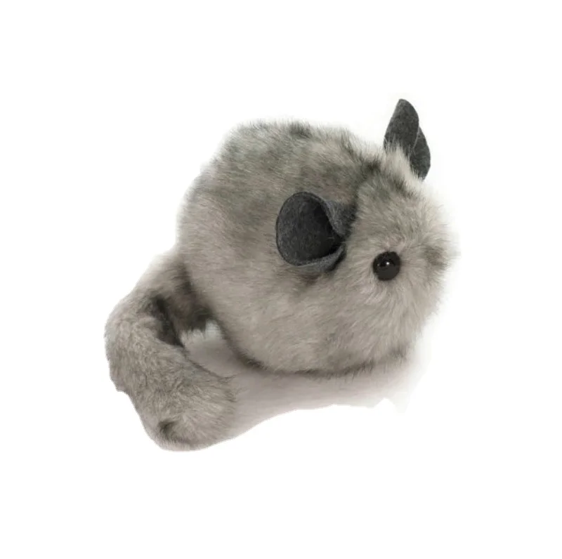 Cute light grey chinchilla plush toy stuffed animal soft toy
