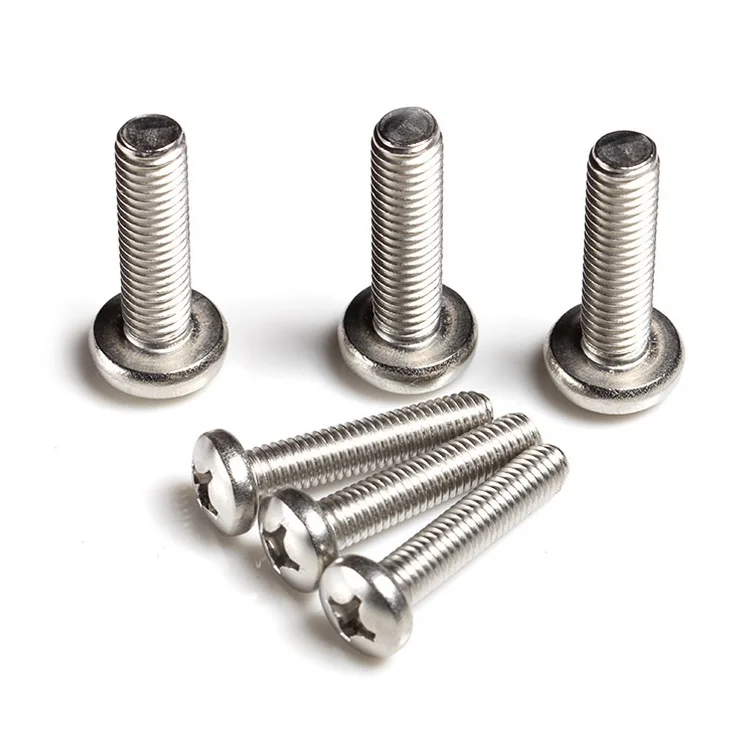 
Stainless Steel Phillips Pan Head Machine Fastener Screw 