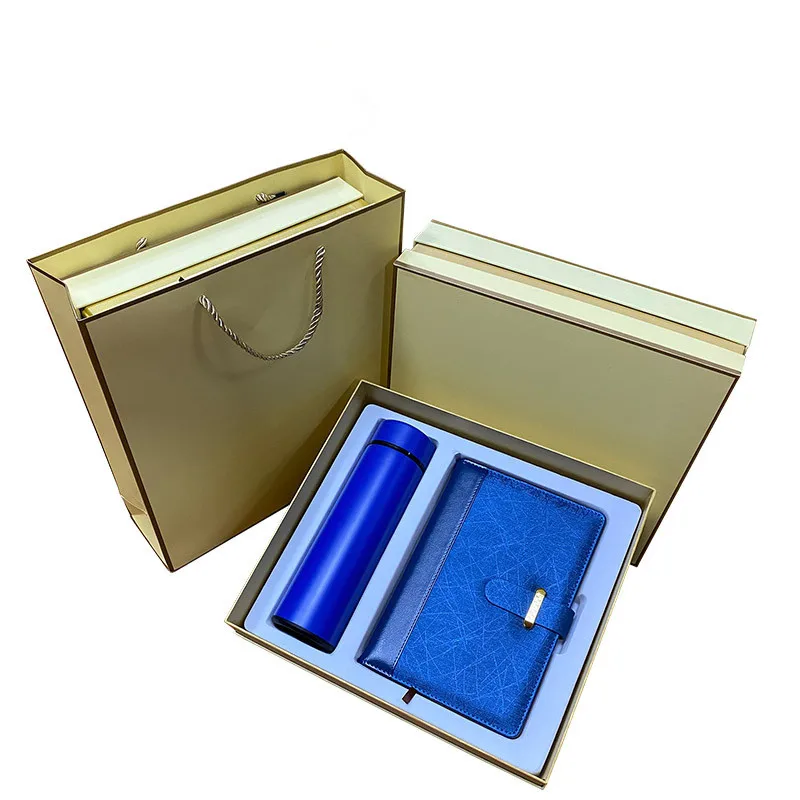 Notebook and thermos corporate gift set for business promotion gifts
