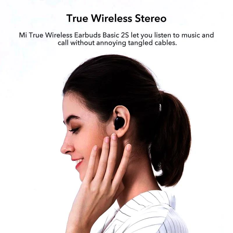 Airdots 2 Hi-Q True Wireless Earbuds Headphone in-Ear Earphones with Portable Charging Case for airdots 2